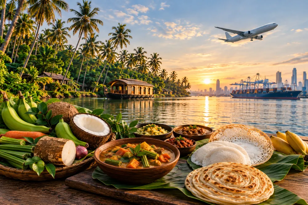 From Kerala to the World: The Journey of Indian Vegetarian Food