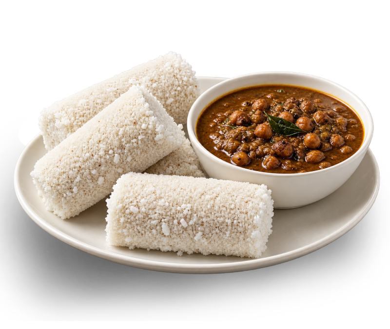 Puttu with Kadala