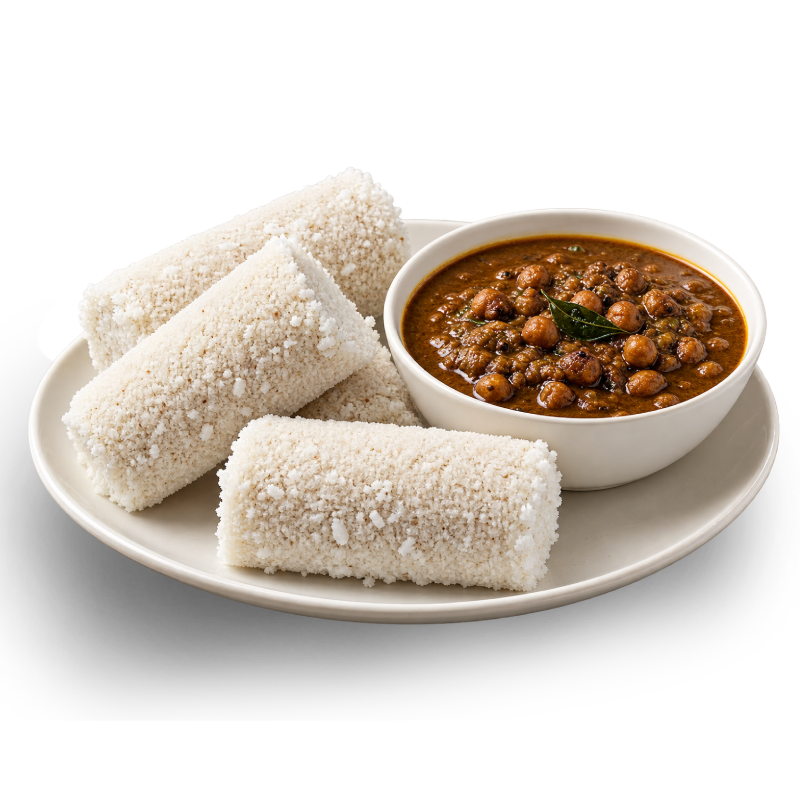 Puttu with Kadala