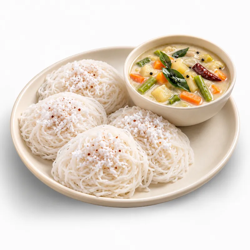 Idiyappam and Veg Stew