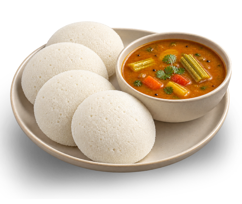 Idli With Sambar