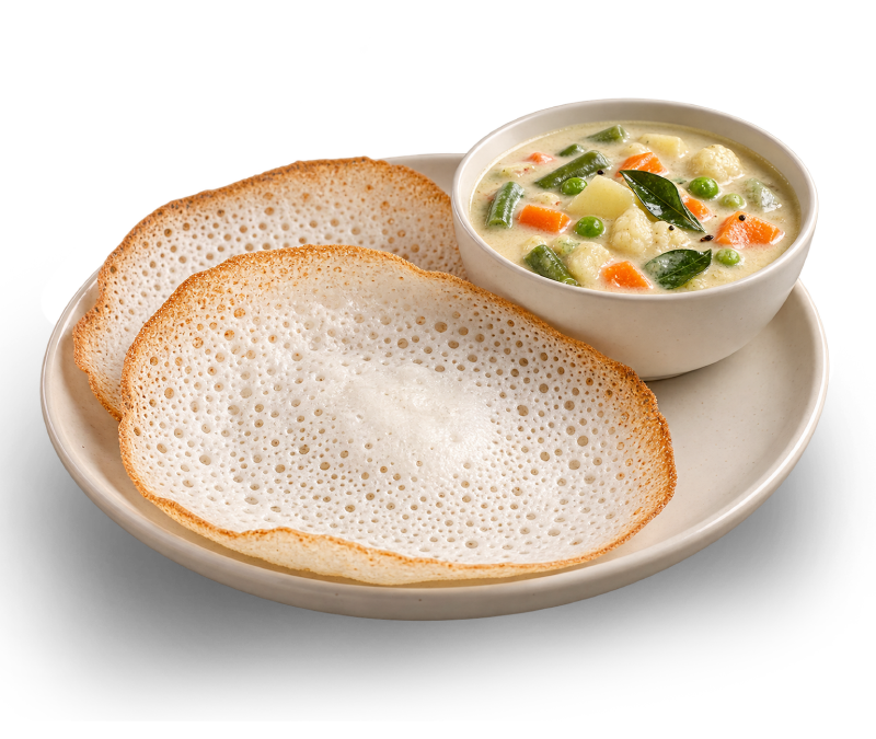 Palappam With Veg Stew