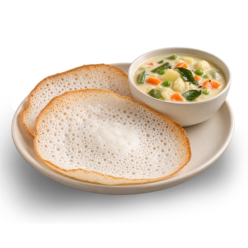 Palappam With Veg Stew
